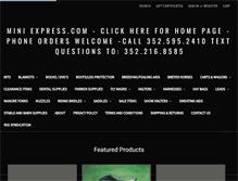 Tablet Screenshot of miniexpress.com